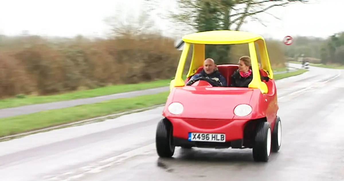 Adult Version Of Tikes Toy Car Is Here, And It Sets An Unusual Guiness