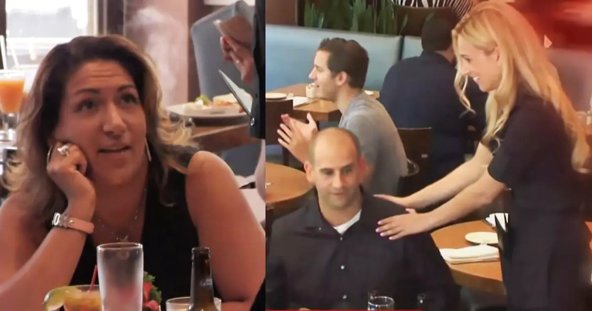 Aggressive Wife Confronts Waitress For Flirting With Husband Oh It