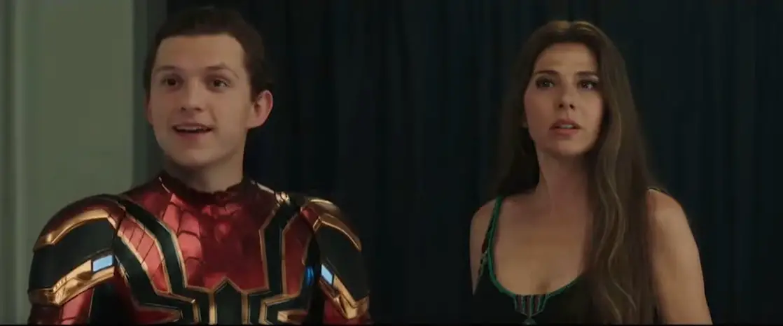 Spider-Man and May Parker