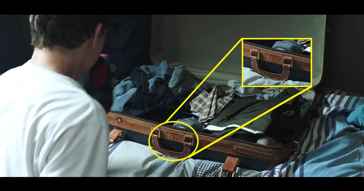 Ben Parker gets a mention via a suitcase