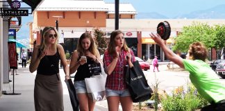 cake spilling prank