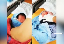 newborn girl thrown by dad