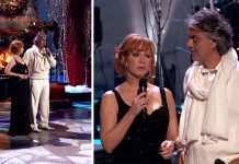 andrea bocelli reba mcentire performance