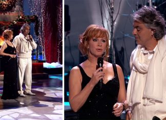 andrea bocelli reba mcentire performance