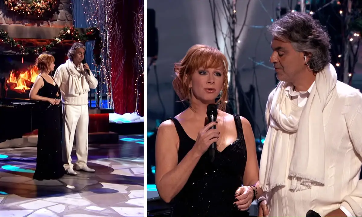 andrea bocelli reba mcentire performance