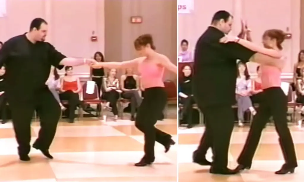 obese dancer surprises audience