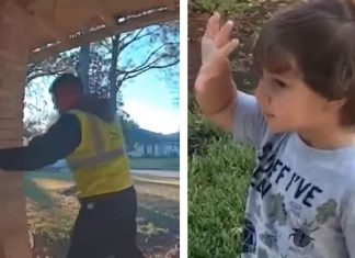 kid gets secret santa gift