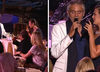 andrea bocelli performs with wife