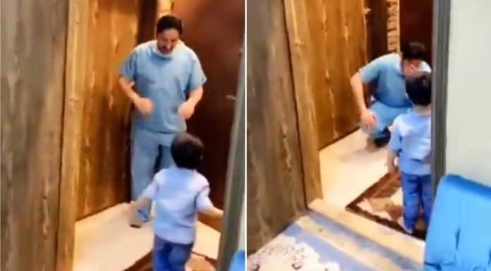 doctor cant hug son covid19