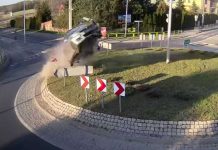 roundabout collision