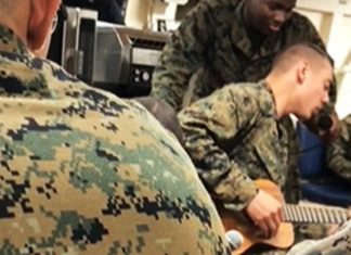 marine singing