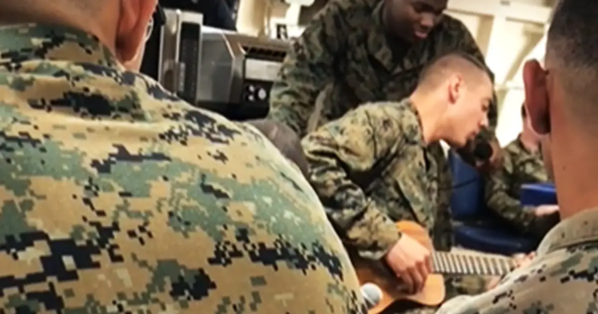 marine singing