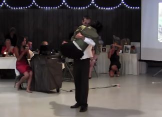mom son dance