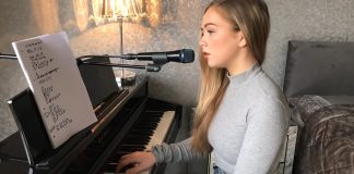 girl doing cover