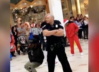 cop dancer