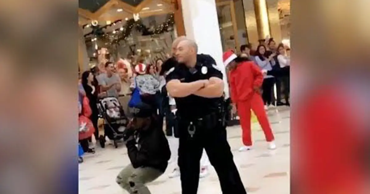 cop dancer