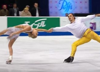 couple ice skating