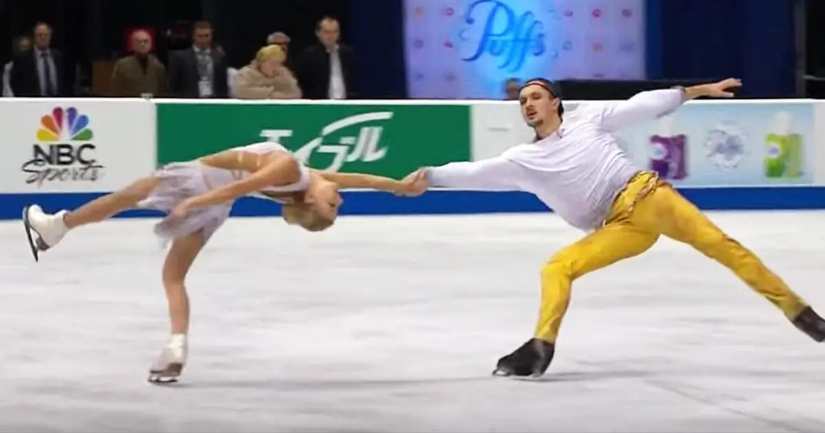 couple ice skating