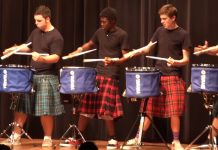 school-drumline-performance
