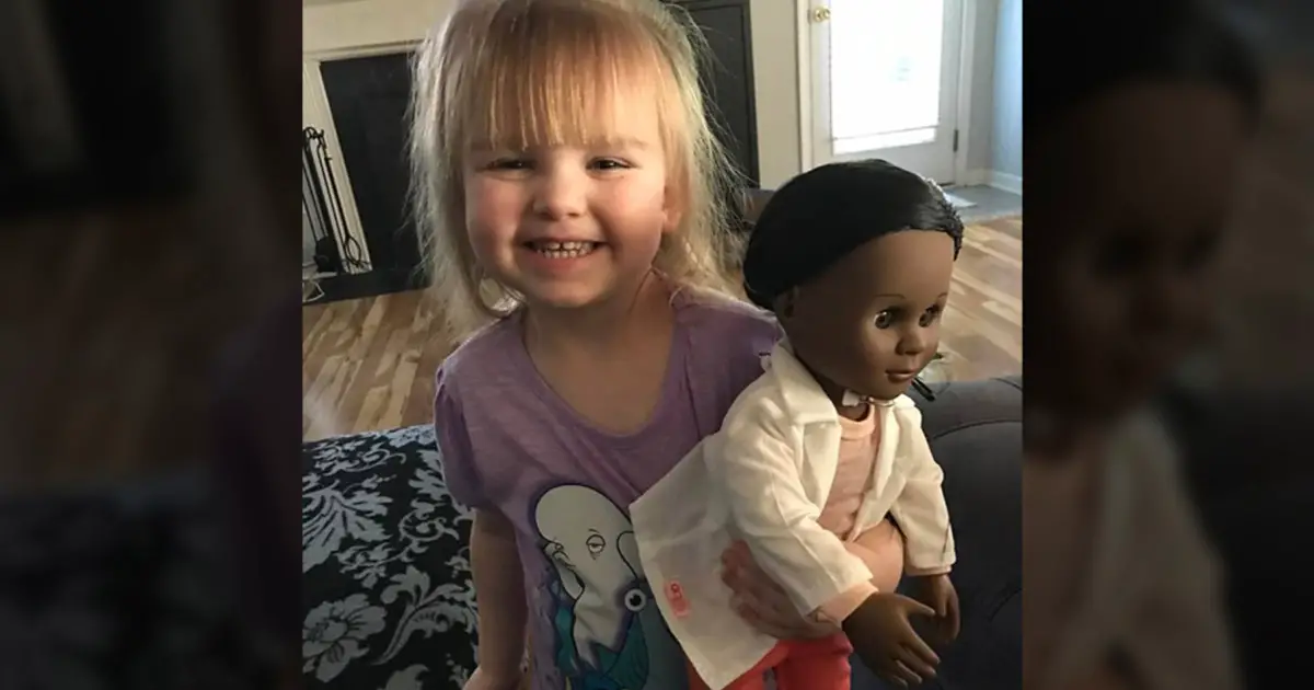 toddler-response-on-black-doll