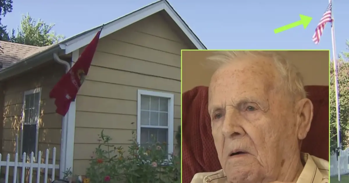 92-yo-veteran-defends-flag