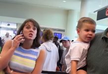 crazy-passenger-at-airport