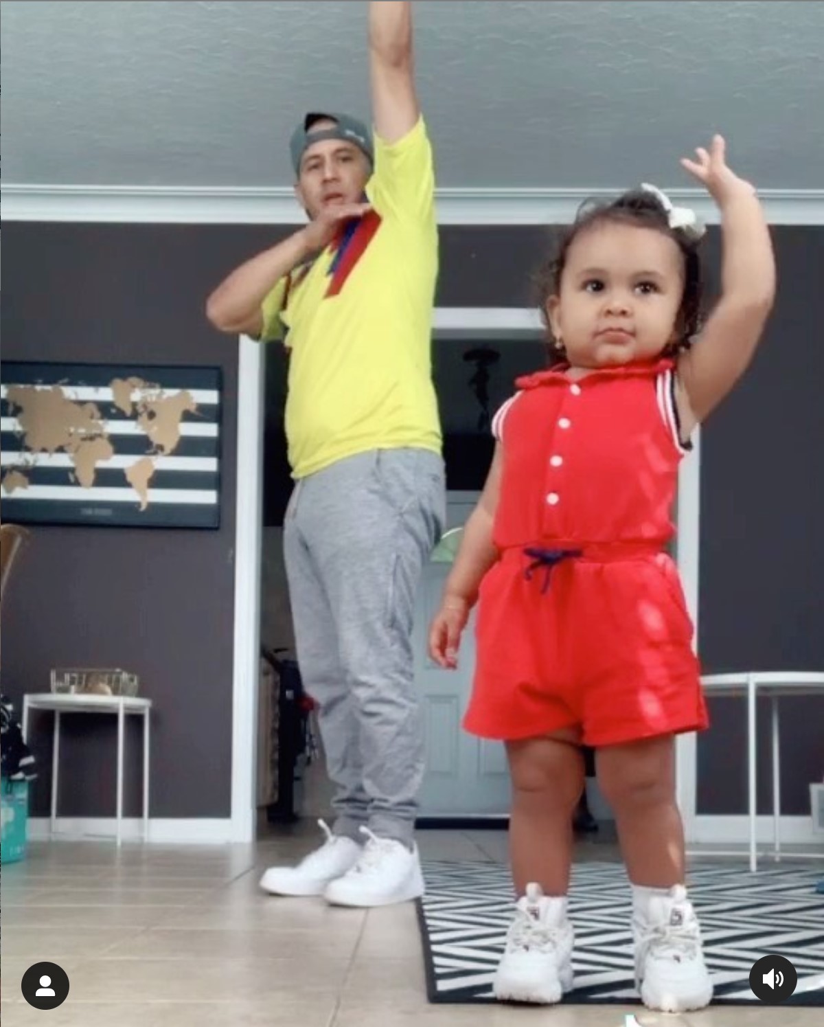 Baby dad dance duo