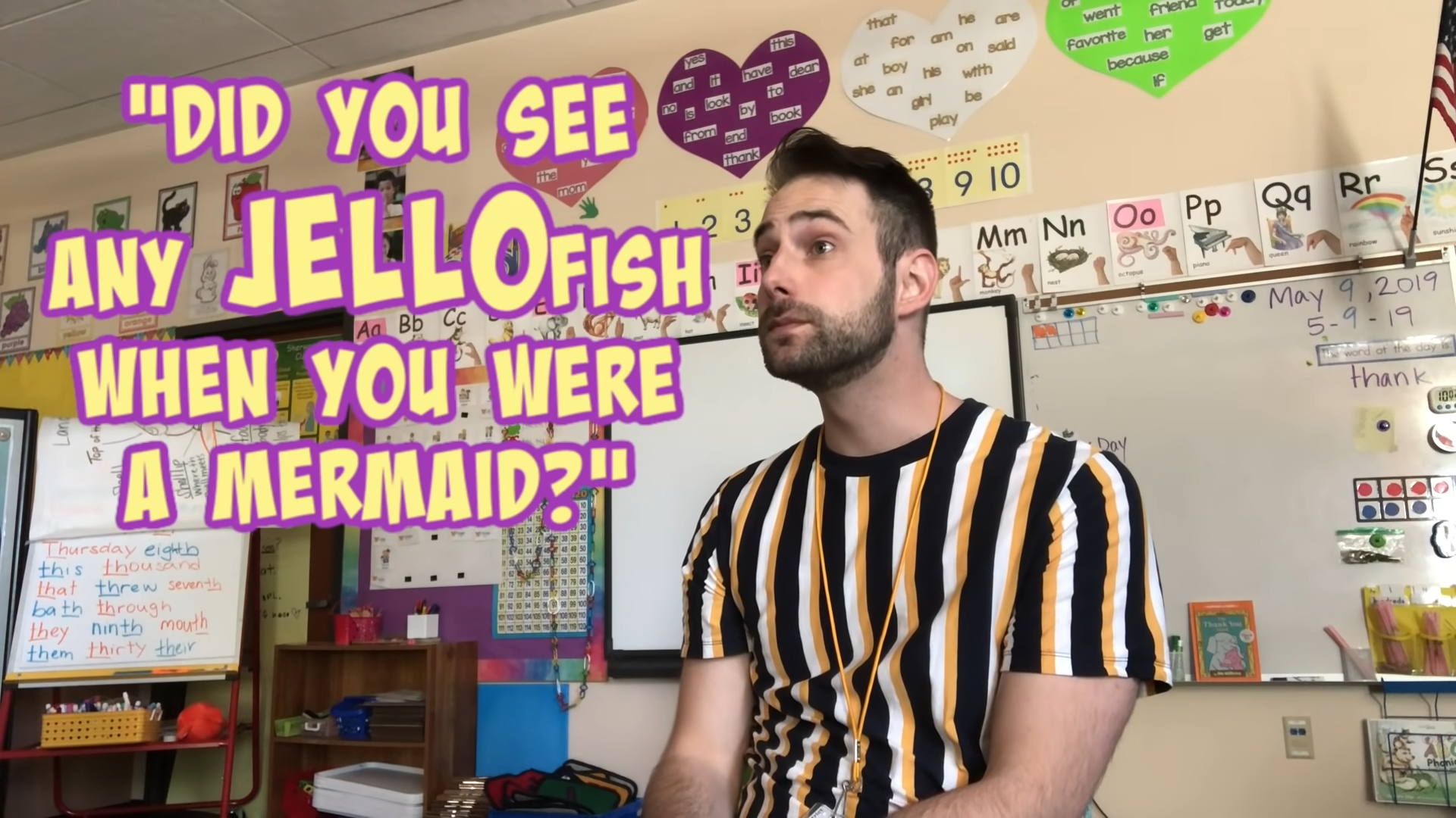 Teacher Convinces Kindergartners He's A Mermaid