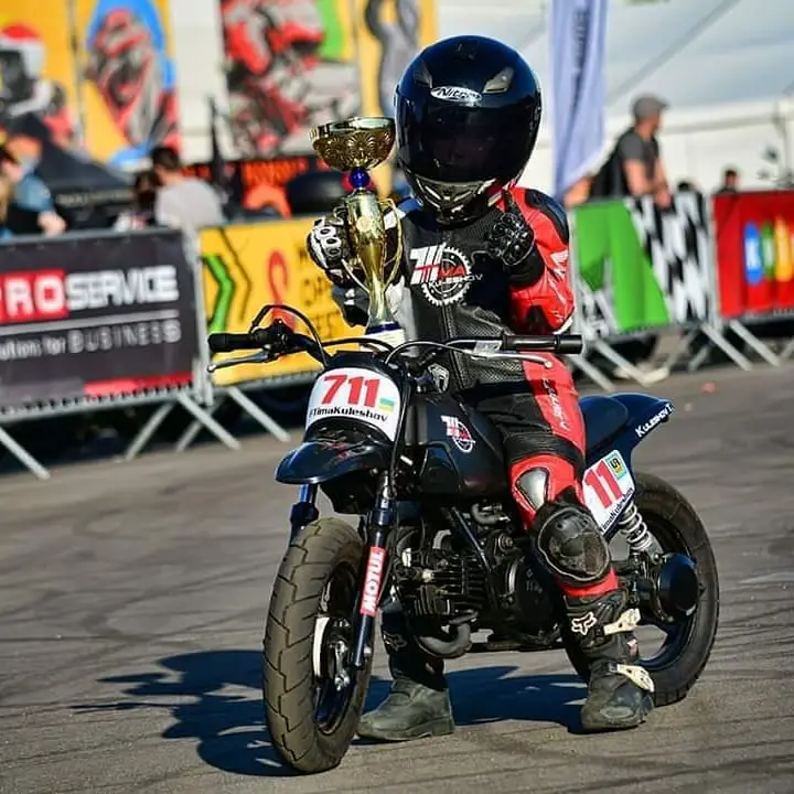biker kid