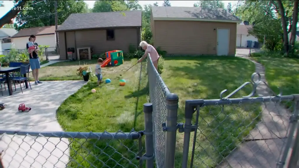 toddler and neighbor friendship