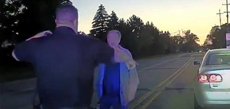 79-year-old is upset during traffic stop