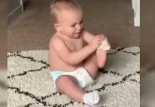 infant-wearing-sock