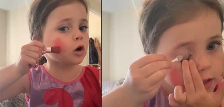 little girl makeup tutorial