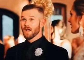 pregnant bride groom reaction