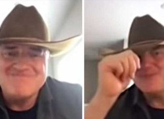 Actor Brendan Fraser Tear