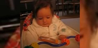 Dad Sneezes, scares baby