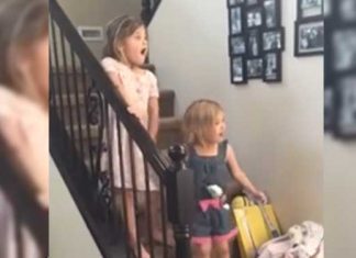 Sisters begged so long for a puppy