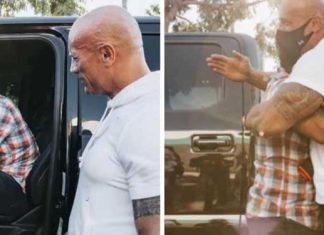 Dwayne Johnson Gives Veteran