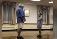 Grandpa-grandaughter duo tap their ways into the hearts