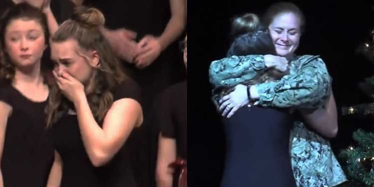 Soldier-Surprises-Daughter-At-Christmas-Concert