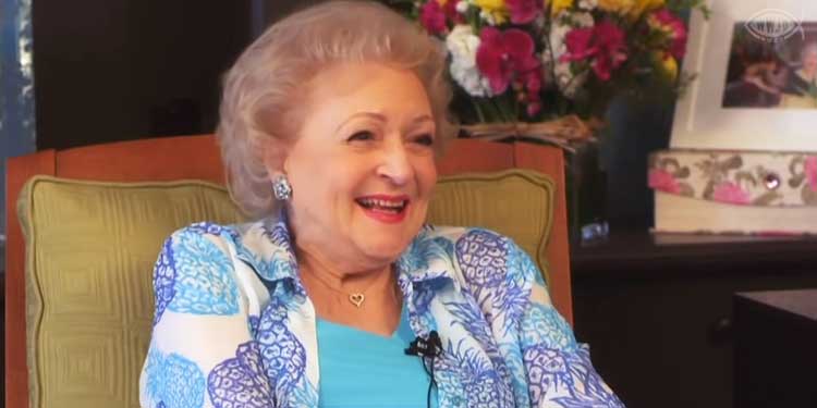 Betty-White-shares-tips