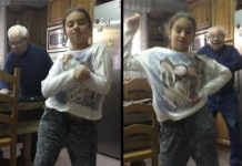 Grandpa Dance with grand daughter