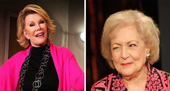 Joan Rivers And Betty White Teasing