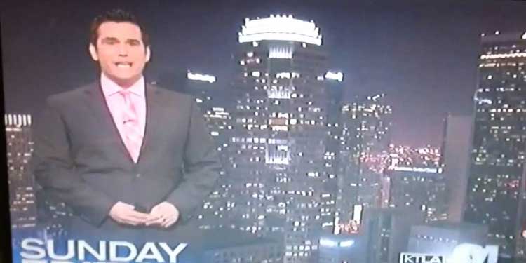 weatherman finds a creative way