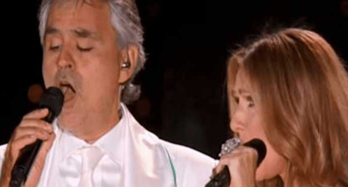 Andrea Bocelli And Celine Dion