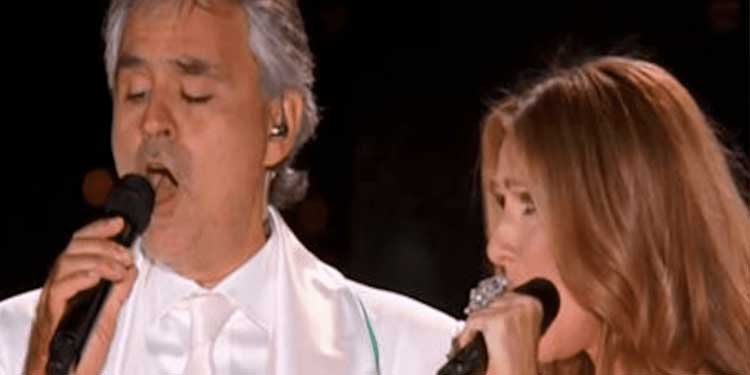 Andrea Bocelli And Celine Dion