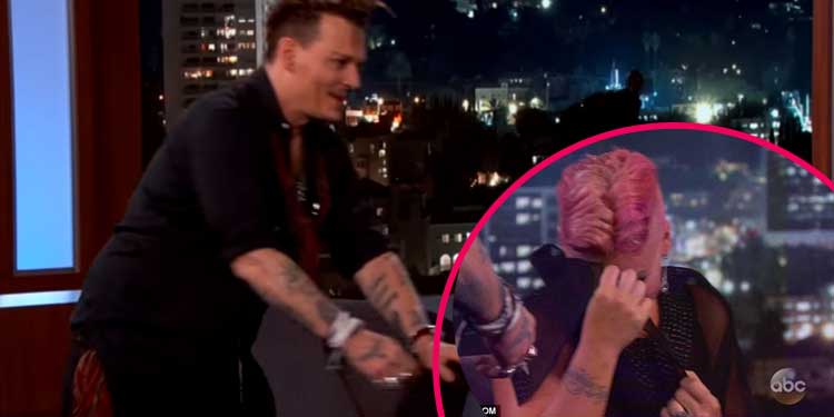 Pink’s Crush Johnny Depp