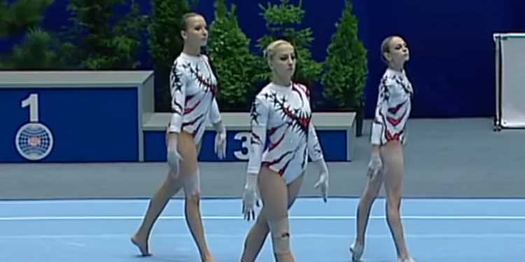 Ukrainian gymnastics audience