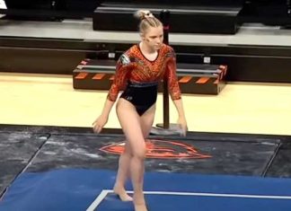Gymnast grabs a Perfect 10