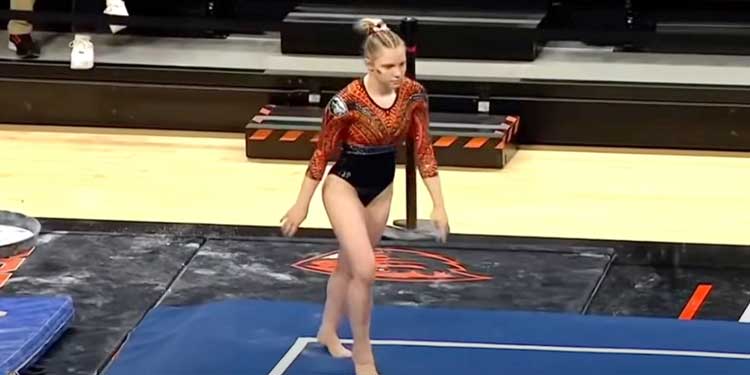 Gymnast grabs a Perfect 10